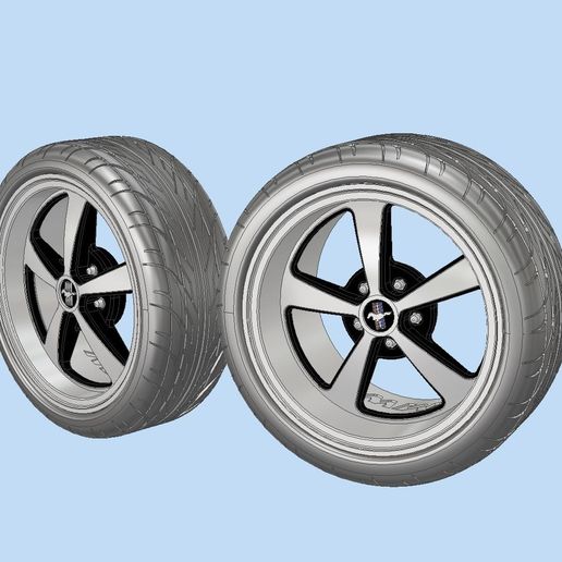 03-04 Mach 1 Mustang - 3D model önizlemesi