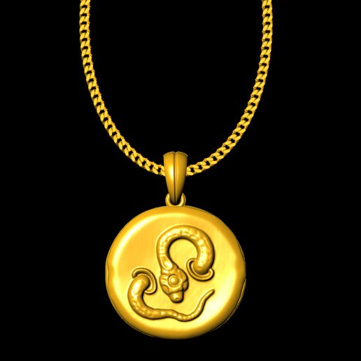 1.jpg Amuletos com pingente de moeda de cobra