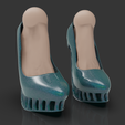 untitled.169.png shoes + foot / 10 3d shoes / model for bjd doll / 3d printing / 3d doll / bjd / ooak / stl / articulated dolls / file