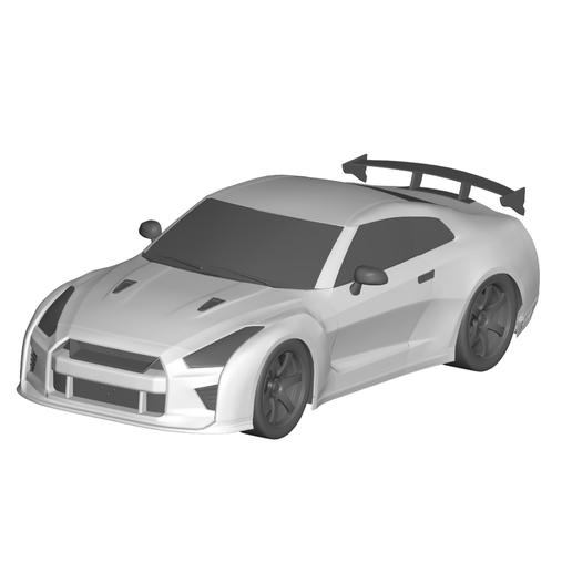 Nissan GTR 3D model