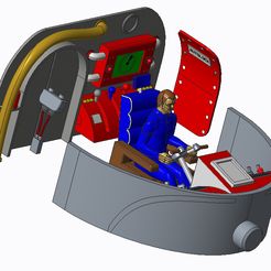 cockpitX3_2.jpg STL-Datei Thunderbird 4 Cockpit X3 Option・Design für 3D-Drucker zum herunterladen