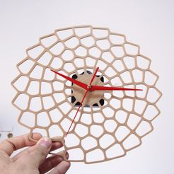 IMG_9904.JPG STL file Wall art Clock・3D printer model to download