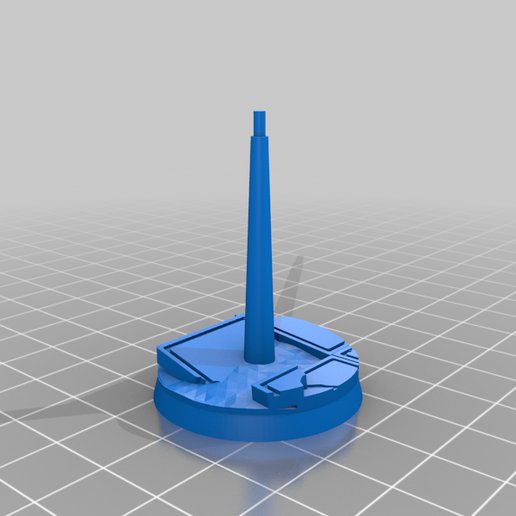 Download free STL file 32mm Cracked Temple Flight Stands • 3D printable ...