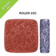 etsy-view65C.jpg Holiday Decor Texture Mini Rollers for clay, mistletoe, amaryllis, jungle bells, pinecones, bows,  Set #65