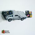 2.jpg Wall Mount for Back To The Future Time machine 10300 DeLorean