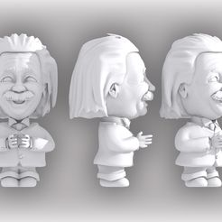 modelo-de-einstein-3d-model-obj-mtl-stl-(1).jpg Archivo STL Modelo 3D de Einstein・Diseño de impresión en 3D para descargar