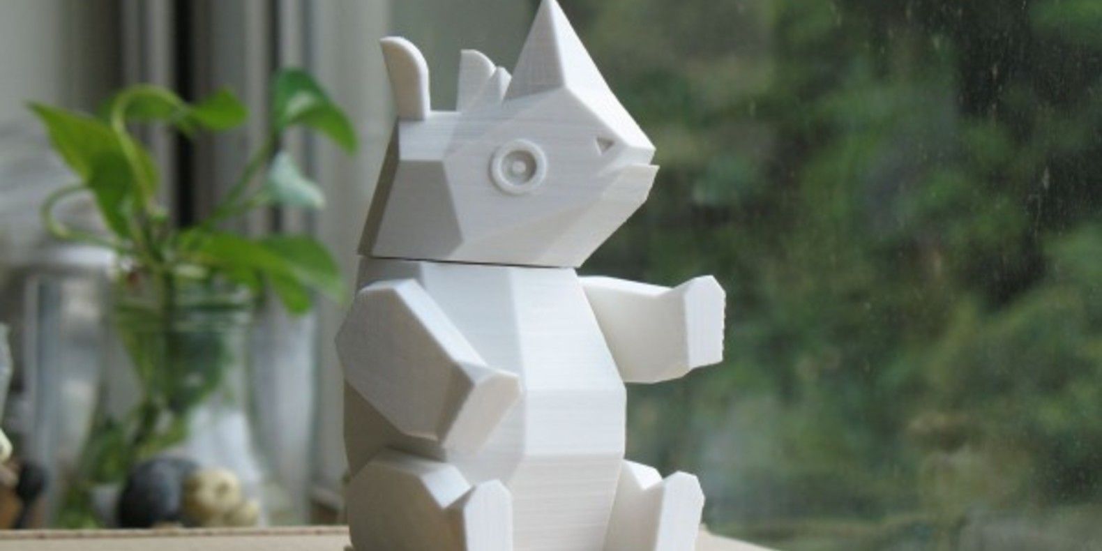 5.Rhino-Amao animaux imprimés en 3D Cults fichier 3D 3D model 3D printing