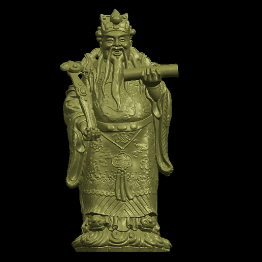 01.png Free file God of Treasure・3D print design to download, GeorgesNikkei