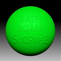 SphereSurpriseBathbomb.jpg Archivo STL ESFERA SORPRESA CHAMPÚ SÓLIDO Y MOLDE PARA BOMBA DE JABÓN・Objeto para impresora 3D para descargar