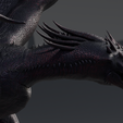 z0030.png Beast dragon  - rigged/posable stl file included