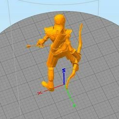 draugur_female_archer1.JPG Fichier 3D gratuit Draugr Female Archer・Modèle pour impression 3D à télécharger