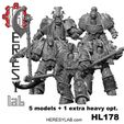 HL178.jpg HL138-142 Heresylab MK1 Scarab Terminator Bundle 5 models