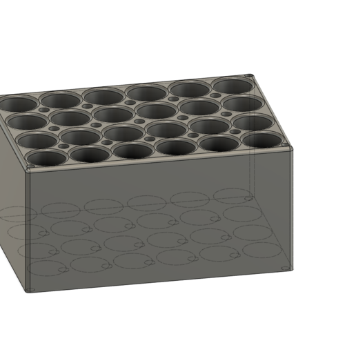 💭 Light blocking test tube rack・Free 3D File for ・Cults