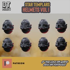 STAR_TEMPLARS_HELMETS_VOL_I_SS_1.jpg Fichier STL CASQUES DES TEMPLIERS DES ÉTOILES VOL I・Design pour imprimante 3D à télécharger