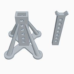 Caballete-Taller-mecanico1.png STL file Mechanical workshop support stand・Design to download and 3D print