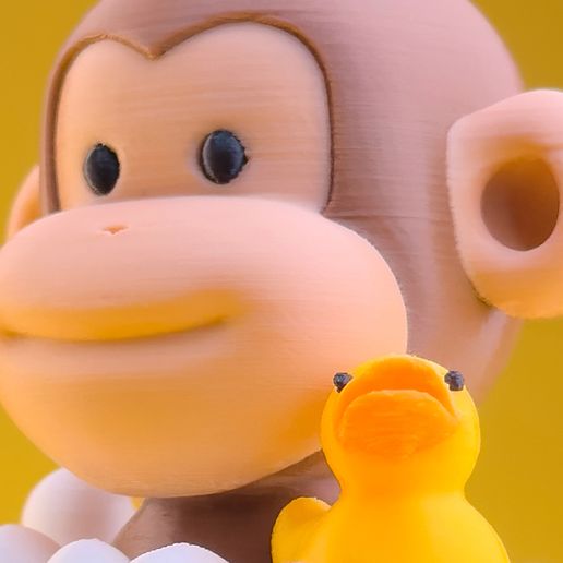 RURU2.jpg RURU – Cute Collectible | Monkey Toy Figure | Desktop Companion |  Ape | Chimp | Animals