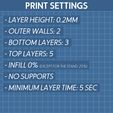 PRINT SETTINGS - LAYER HEIGHT: 0.2MM - OUTER WALLS: 2 - BOTTOM LAYERS: 3 - TOP LAYERS: 5 - INFILL O% cexcerr ror THE STAND: 25%) - NO SUPPORTS - MINIMUM LAYER TIME: 5 SEC Antonov An-225 Mriya - 1:200