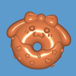 Screenshot_2023-09-20-10-23-06-024_com.performance.meshview-edit.jpg STL file Dogs, donuts・3D print design to download