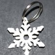 snowflake pic.JPG Snowflake Keychain