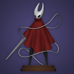 1.png STL file Hornet figure - Hollow Knight/Silksong・3D printable model to download