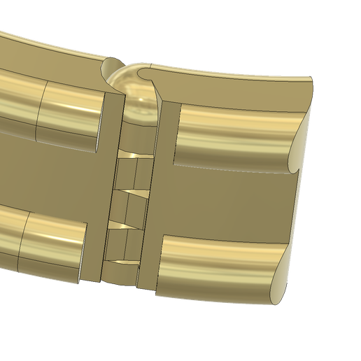 free hinge test for princess collar 3D model