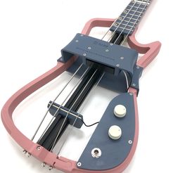 Phi-Bass Guitarra eléctrica de 4 cuerdas impresa en 3D