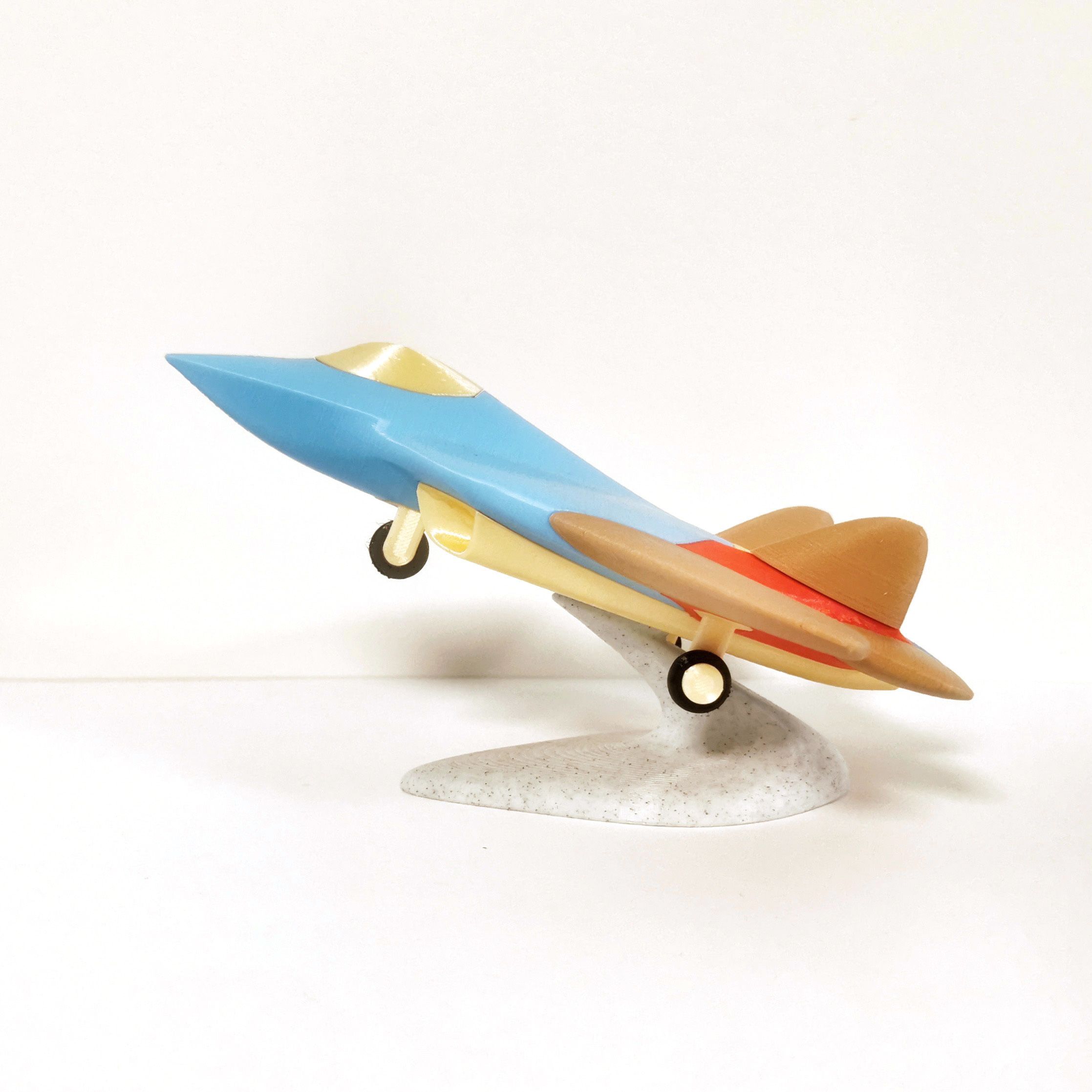 IMG_20200809_103656-01.jpeg Download STL file Fighter Jet Toy Puzzle - RU type • 3D printing template, HeyVye