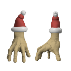 bitmap.png STL file Christmas Ornament - Santa Thing・3D print model to download