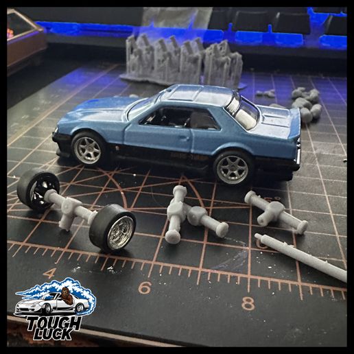 🆓 1/64 Solid Rear Axle・ 3D File for 3D printing・Cults