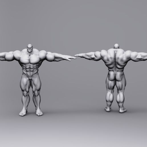 realistic hulk mesh base 3D model