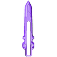 Couteau papillon - Lame - Chromé (x2).STL APEX LEGENDS - OCTANE - Нож-бабочка