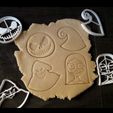 photo1688500072.jpeg x4 characters Jack nightmare before - cookie cutter - christmas, sally