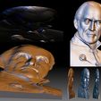 4.jpg Custom 3D portrait by your photo - bas-relief for CNC router