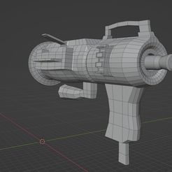 pisto.jpg STL file 3D model space gun・3D printing design to download