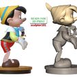 The-first-Step-of-Pinocchio-and-Jiminy-Cricket-3.jpg The first Step of Pinocchio and Jiminy - fan art printable model