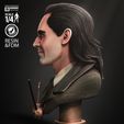 04_Busto-Loki-Side.jpg WICKED MARVEL LOKI BUST: TESTED AND READY FOR 3D PRINTING