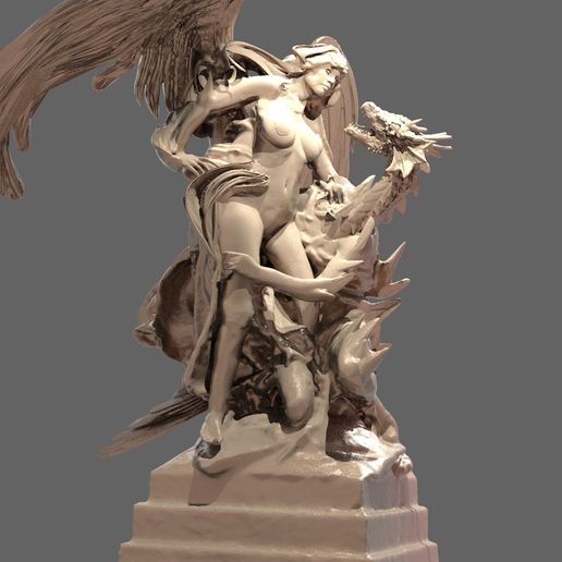 Heaven and hell sculpture 2