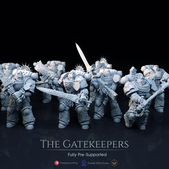 THE GATEKEEPERS Fully Pre-Supported To eeene Thiele) e/a elie tess The Gatekeepers - Truescale Crusaders Building Kit