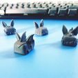 VAPO3.jpg Vaporeon Pokemon - Keycap 3D mechanical keyboard - Eeveelutions