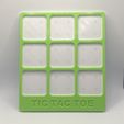 IMG_6532.jpeg Free STL file Magnetic Tic Tac Toe・3D printer design to download