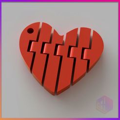CORAZON-ARTICULADO-4-FINAL.jpg STL file ARTICULATED HEART KEYCHAIN・3D print design to download