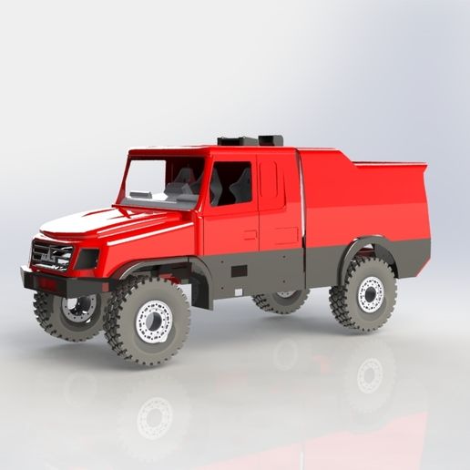 Dakar Truck 6440RR Dakar 2020 - 3D model önizlemesi