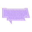 Logo v3.stl Black Panther Cookie Cutter