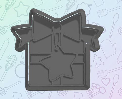 Gift With Bow Cookie Cutter