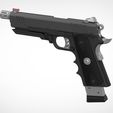 003.jpg Modified Remington R1 pistol from the game Tomb Raider 2013 3d print model