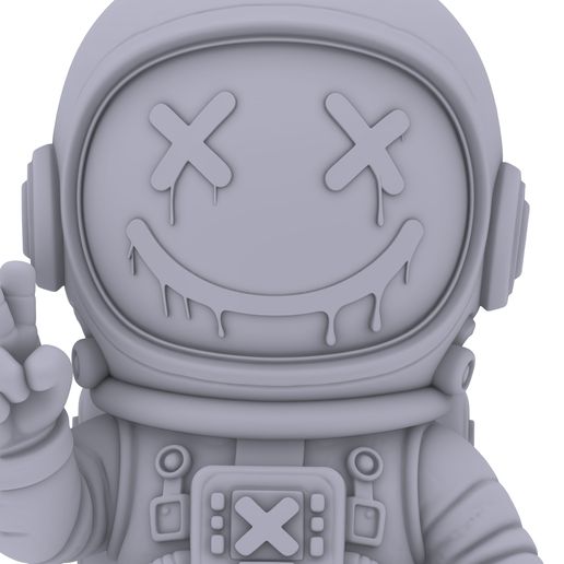 🧑‍🚀 Astronaut Smiley Stylized Edition / Astronaut Smiley Stylized ...