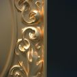 CurlsGold-0005.jpg Baroque decor panel