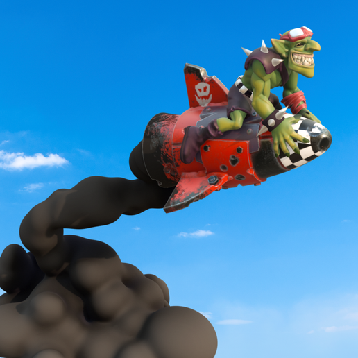 render-1.png BoomGob the Rocket Goblin Figure 72mm