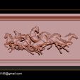 007.jpg Race Horse wood carving file stl OBJ and ZTL for CNC