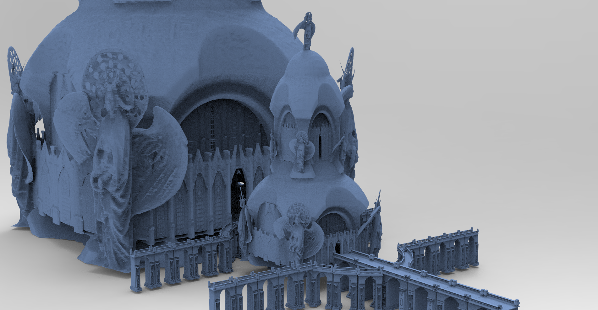 untitled.4161.png Fichier OBJ Tour Sainte Angélique 4 Avec Ponts Saints・Idée pour impression 3D à télécharger, aramar